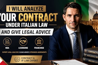 analyze your contract provide legal advice on ndas licensing franchise agreement