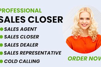 sales representative high ticket sales closer salesperson sdr b2b sales closer