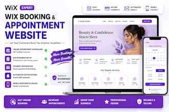 create a wix booking website with online appointment scheduling