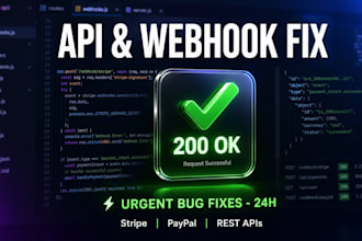 fix stripe, paypal webhook and rest API integration bugs