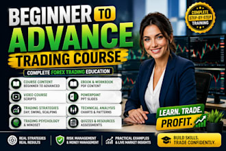 do forex trading online course ebook PPT slides video for beginner, pros trading