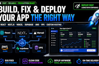 fix react deploy to vercel nextjs aws vps and custom hosting supabase web app