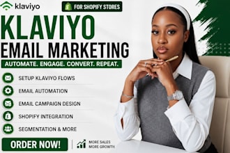 setup klaviyo email marketing klaviyo email design and flows for shopify