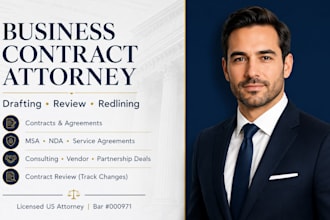 write legal partnership, consulting, and vendor agreements for your business