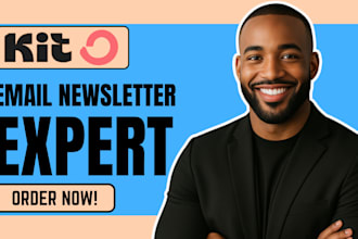 setup convertkit email sequence kit landing page design kit newsletter template