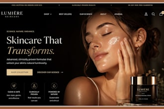 build beauty shopify store skincare store cosmetic lipstick skincare website