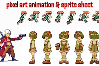 do pixel art animation pixel art character sprite sheet pixel animation