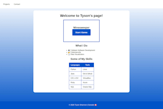 design and setup your website
