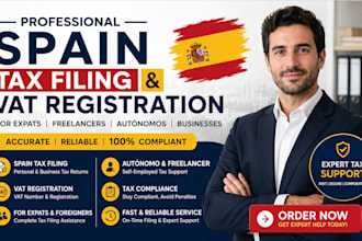 help expats with spain tax filing tax return and vat registration