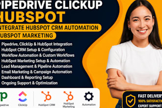 pipedrive clickup hubspot integrate hubspot crm automation hubspot marketing