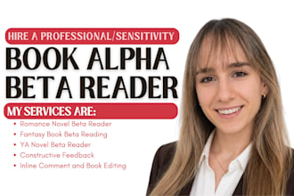 do beta read romance fantasy novel beta reader ya romance sensitivity reader