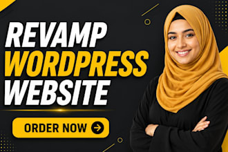 revamp wordpress website, design or clone wordpress business website