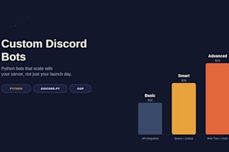 create a custom discord bot with python