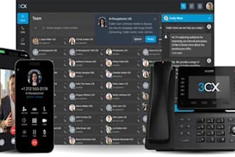 build predictive dialer, p1 bot, 3cx, IVR and sip trunk for your call center
