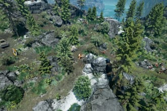 design stylized 3d game environment unity 3d level 3d scene 3d scene 3d game map