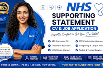 write nhs supporting statement healthcare CV and ats job application