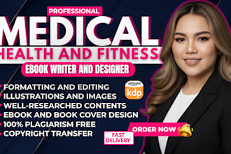 write medical PDF ebook, nursing playbook, mental health, pharmacy, ebook