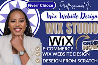 design wix studio website, revamp or redesign wix figma to wix studio, wix store