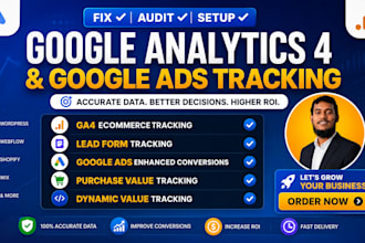 setup google ads conversion, dynamic remarketing, server side tracking via GTM