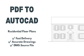 redraw your floor plan in autocad