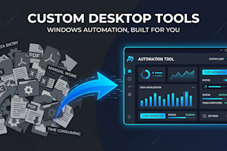 automate your repetitive windows task with a custom desktop app