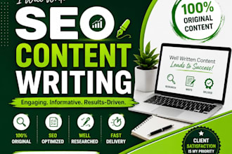 do professional SEO content writing and article writing  blog