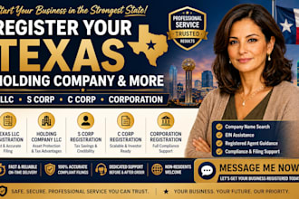 register your texas holding company llc with s corp and c corp