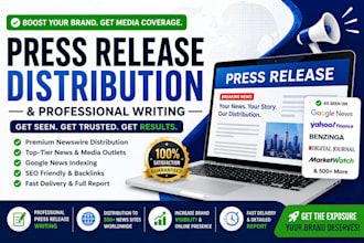 do press release distribution for your brand, press release
