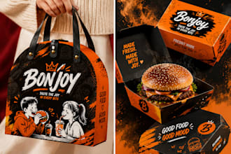 design premium food packaging and product labels