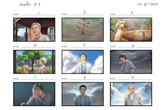 storyboard your animation, film, or video production