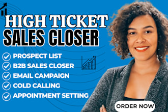 sales representative sales closer high ticket closer b2b sales lead salesperson
