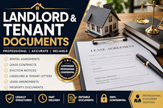 draft rental agreements lease contracts and landlord tenant documents