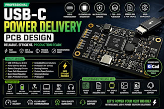 design custom usb c pd pcb for charging and power delivery