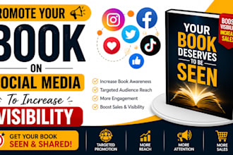 promote your book on social media to increase visibility