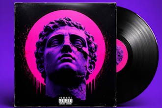 design single cover art, album cover art or spotify song cover artwork