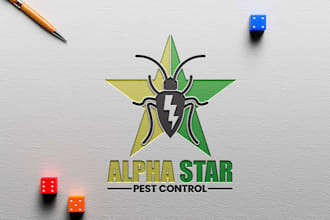 design a professional pest control company logo