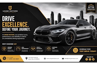 design a professional business flyer for print and social media