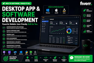 develop desktop app and software