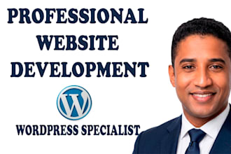 professional website built on wordpress and shopify