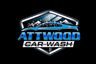 design fantastic car wash clean logo for you