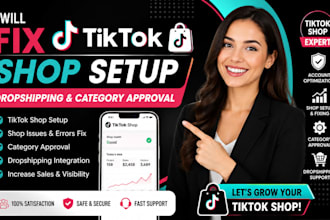 setup tiktok shop, tik tok shop dropshipping instagram shop facebook shop