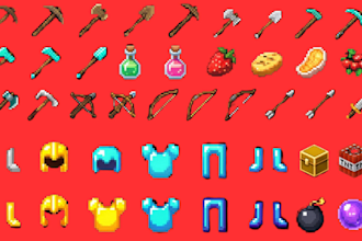 create custom minecraft texture pack resource pack pvp pack weapons sword artist