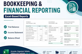 prepare monthly financial tracking and reporting