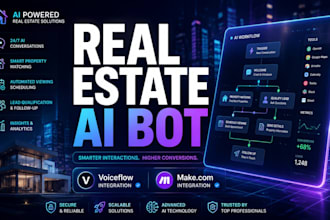 develop custom voiceflow ai agent and chatbot for lead generation