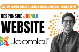 design a professional joomla website redesign joomla website for your business