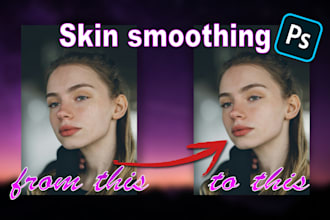 do professional photo retouching and image refinement in photoshop
