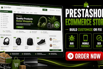 fix bugs or develop prestashop ecommerce store for you