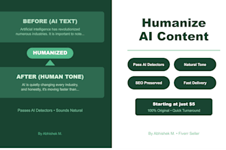 humanize ai generated content to make it sound natural