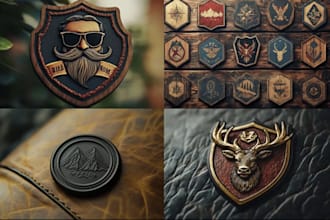 design vintage, crest, or emblem logo for your business