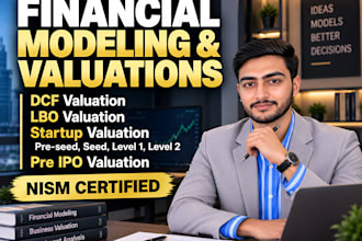 build a financial model, projections, forecasts and dcf valuation